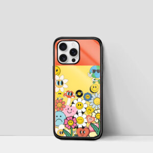 Sunflower Trippy iPhone Case