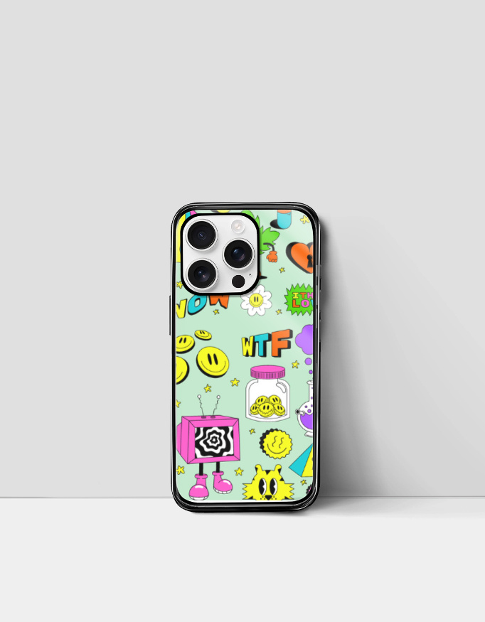 Stripe Print Trippy iPhone Case