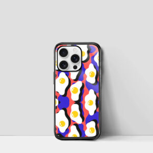 Omelette Print Groovy iPhone Case