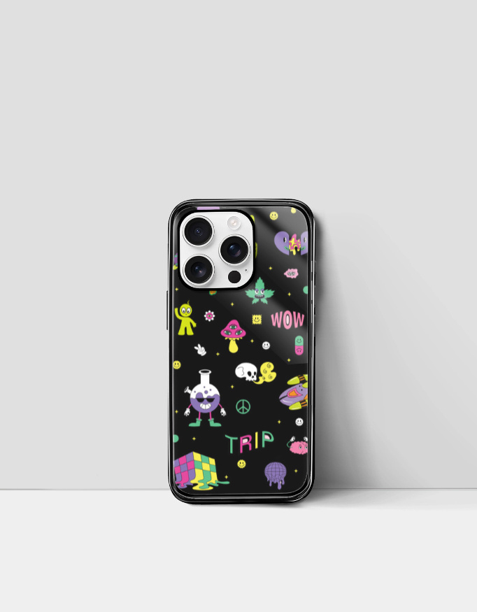 Doodle Trippy iPhone Case