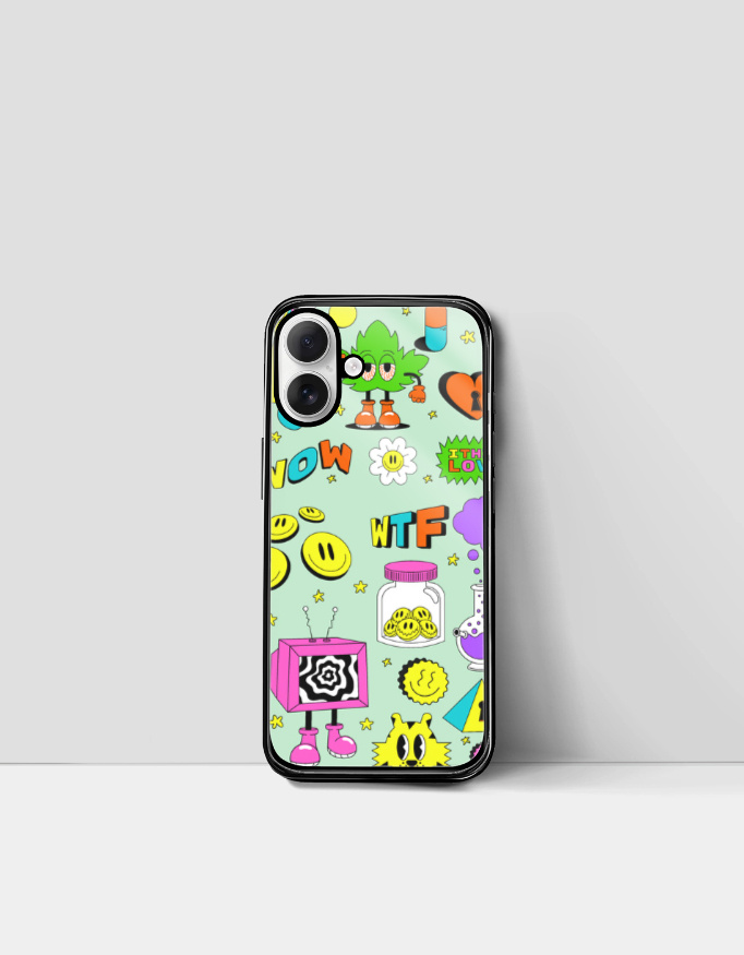 Stripe Print Trippy iPhone Case - Image 2