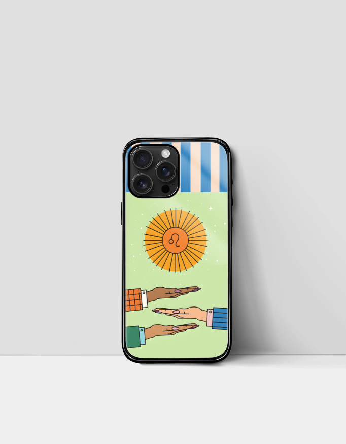 Leo Zodiac iPhone Glass Case