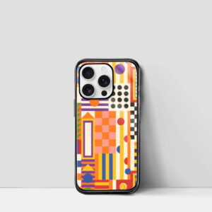 Colorful Patchwork Groovy iPhone Case