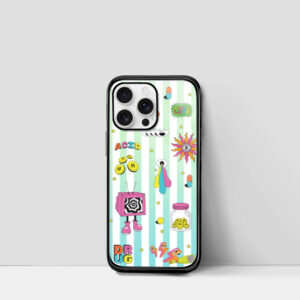 Stripe Print Trippy iPhone Case