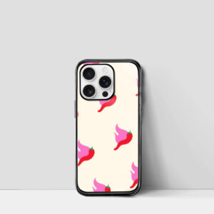 Mirchi Print Groovy iPhone Case"